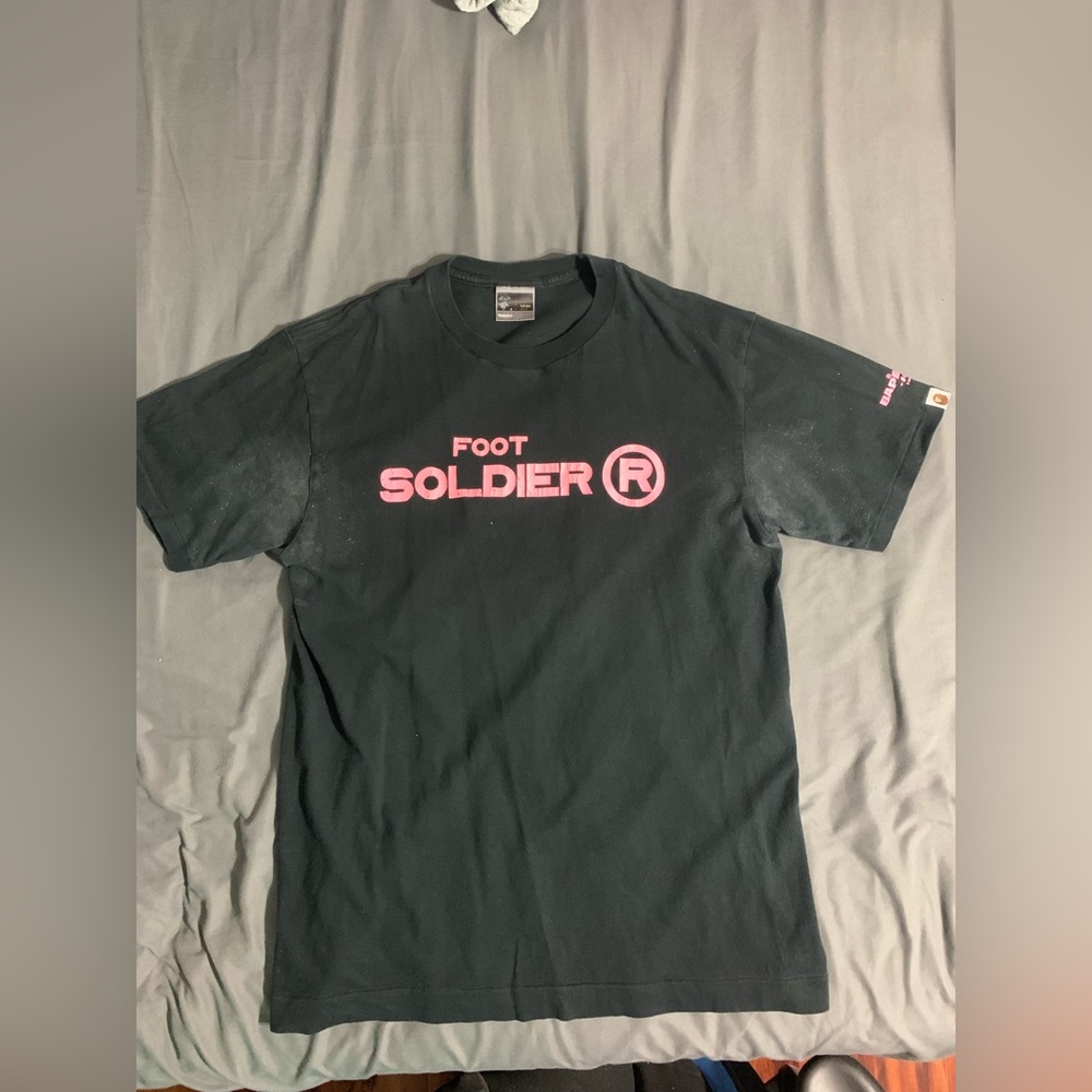 BAPE Foot Soldier Felicitee Bathing Ape Authorized Tee Shirt Size Large Men 🦍